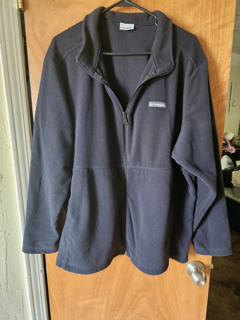 Columbia Navy Lightweight Full-Zip Fleece Jacket